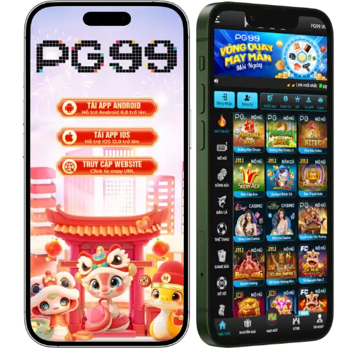 Giao diện giới thiệu PG99 trên di động
